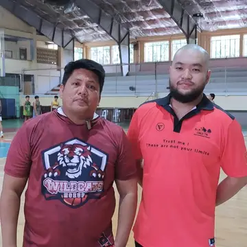 Coach Tin with Coach Villanueva Melquiades